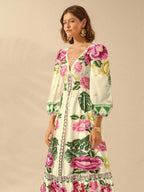 Lillian™ | Floral Holiday Dress