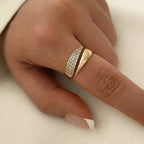 Elegant Gold Ring | Symbol of Strength, Hope & Solidarity
